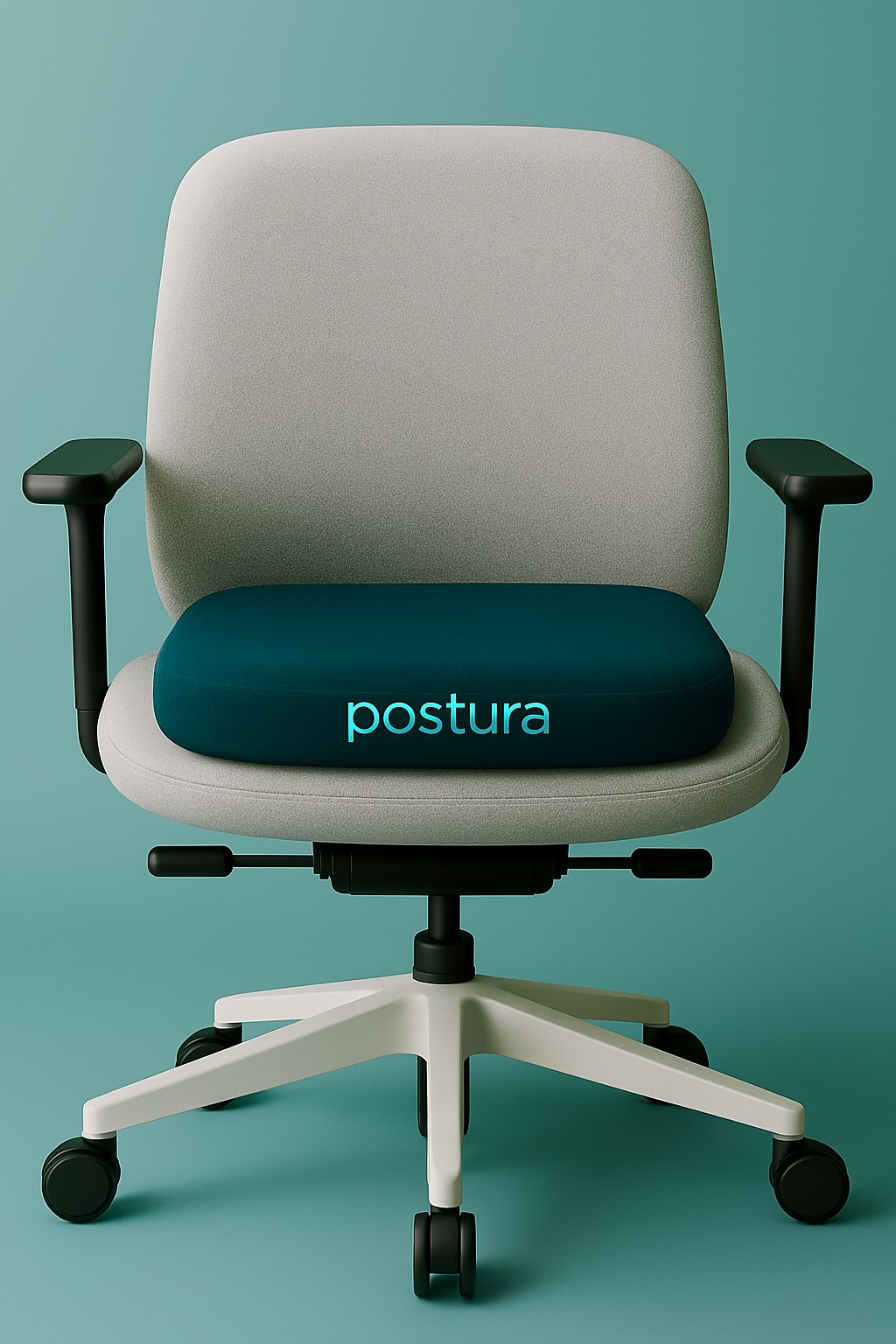 The Postura cushion on a stylish office chair